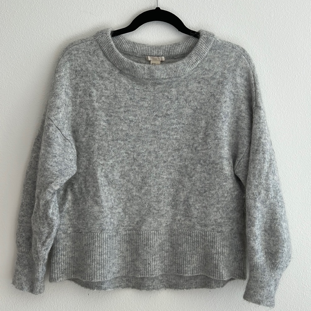 Grey wool sweater